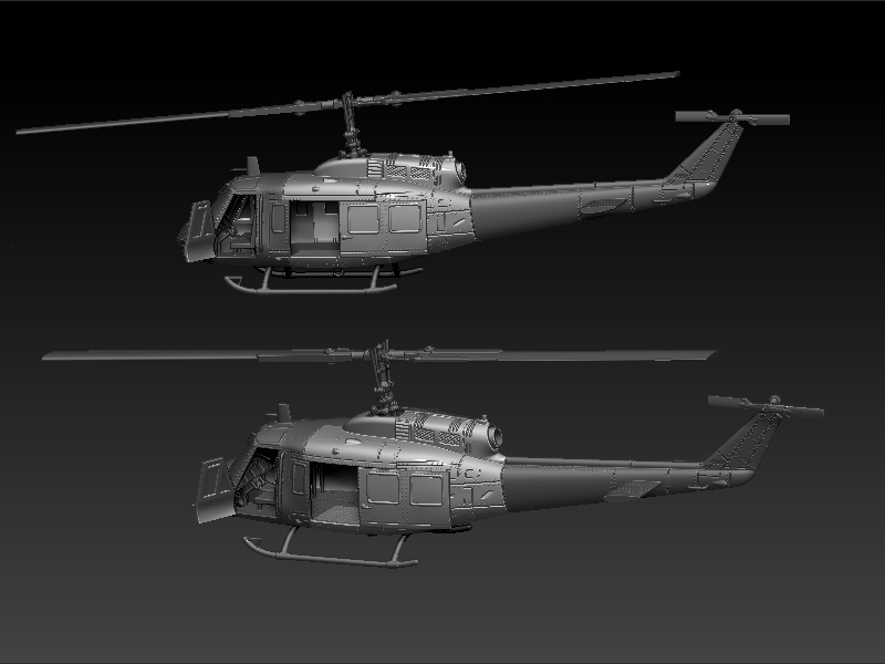 VIENAM US HELICOPTER UH-1D