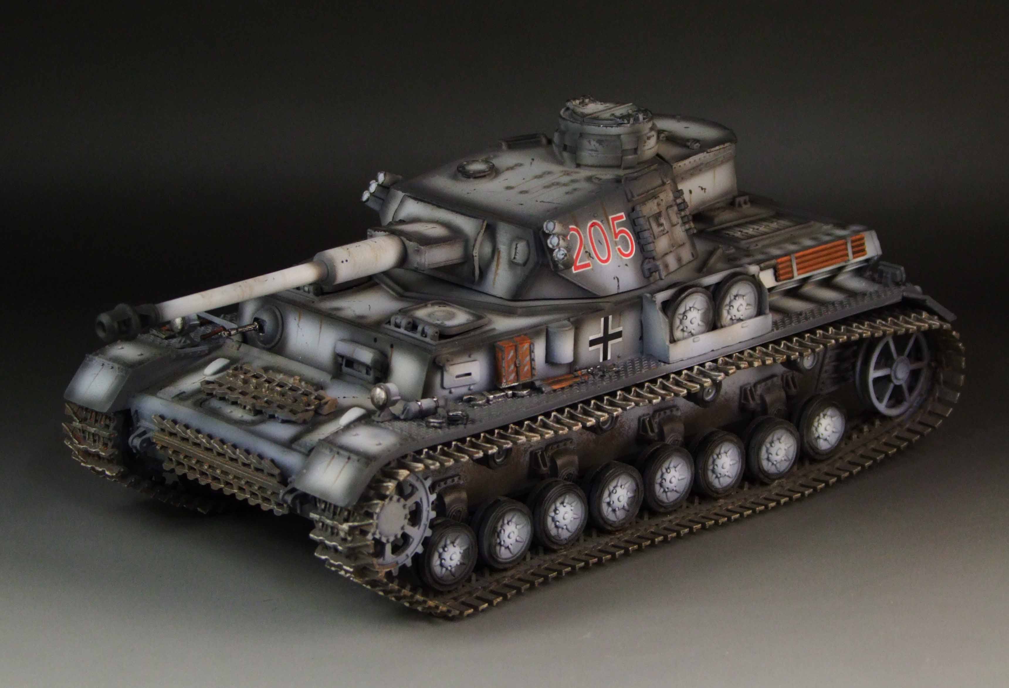Panzer IV G winter version with metal wide track and metal wheels