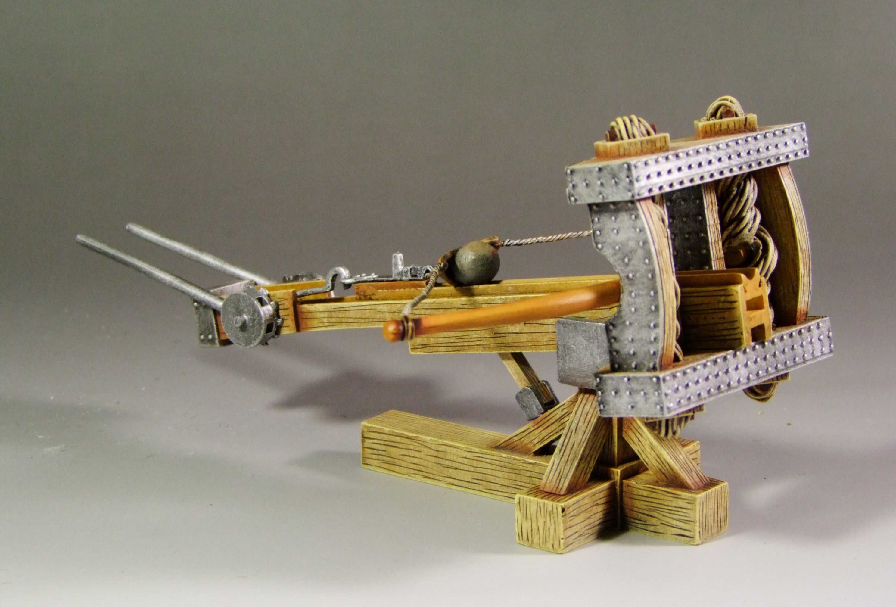 Roman Catapult #1 with soldier