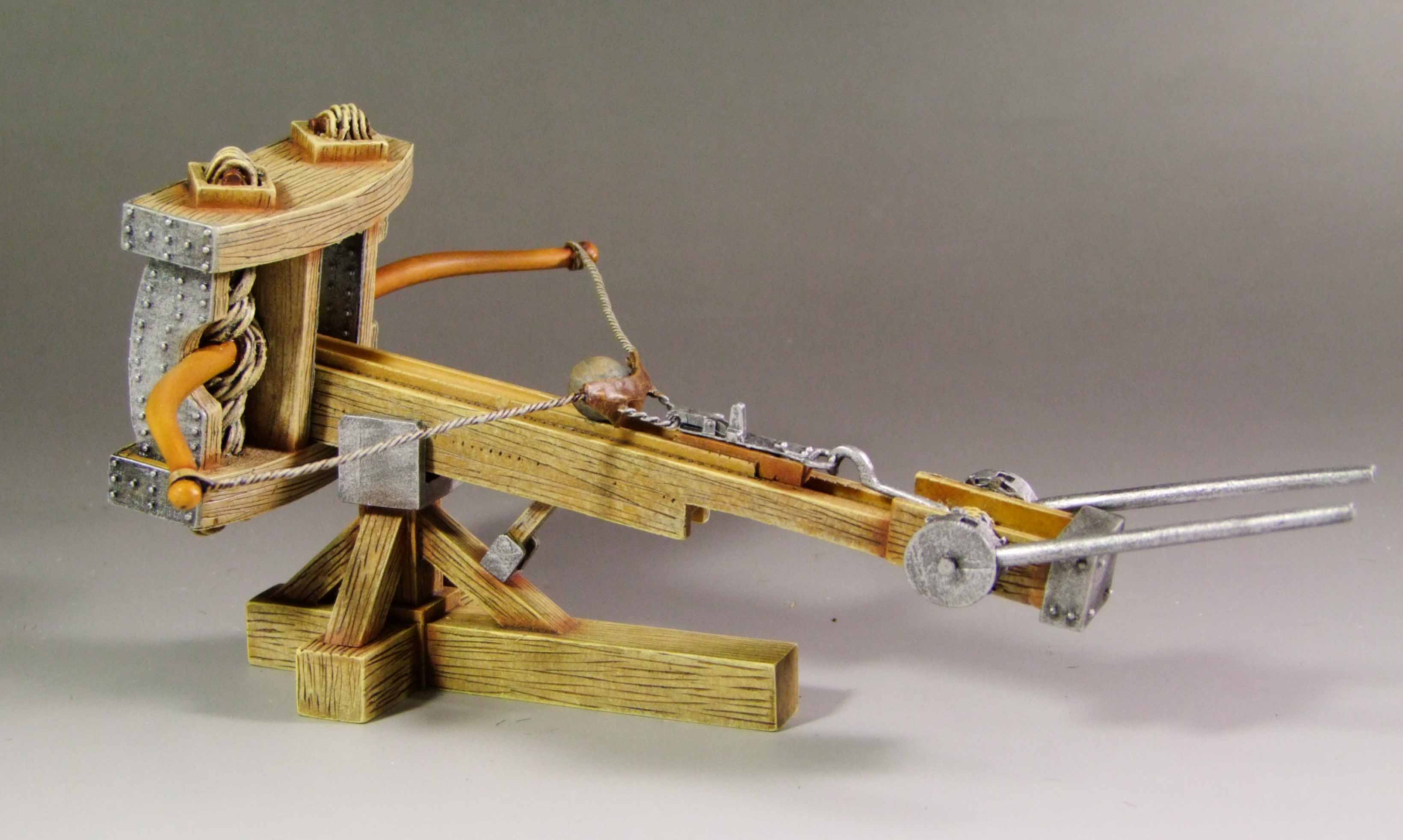 Roman Catapult #1 with soldier