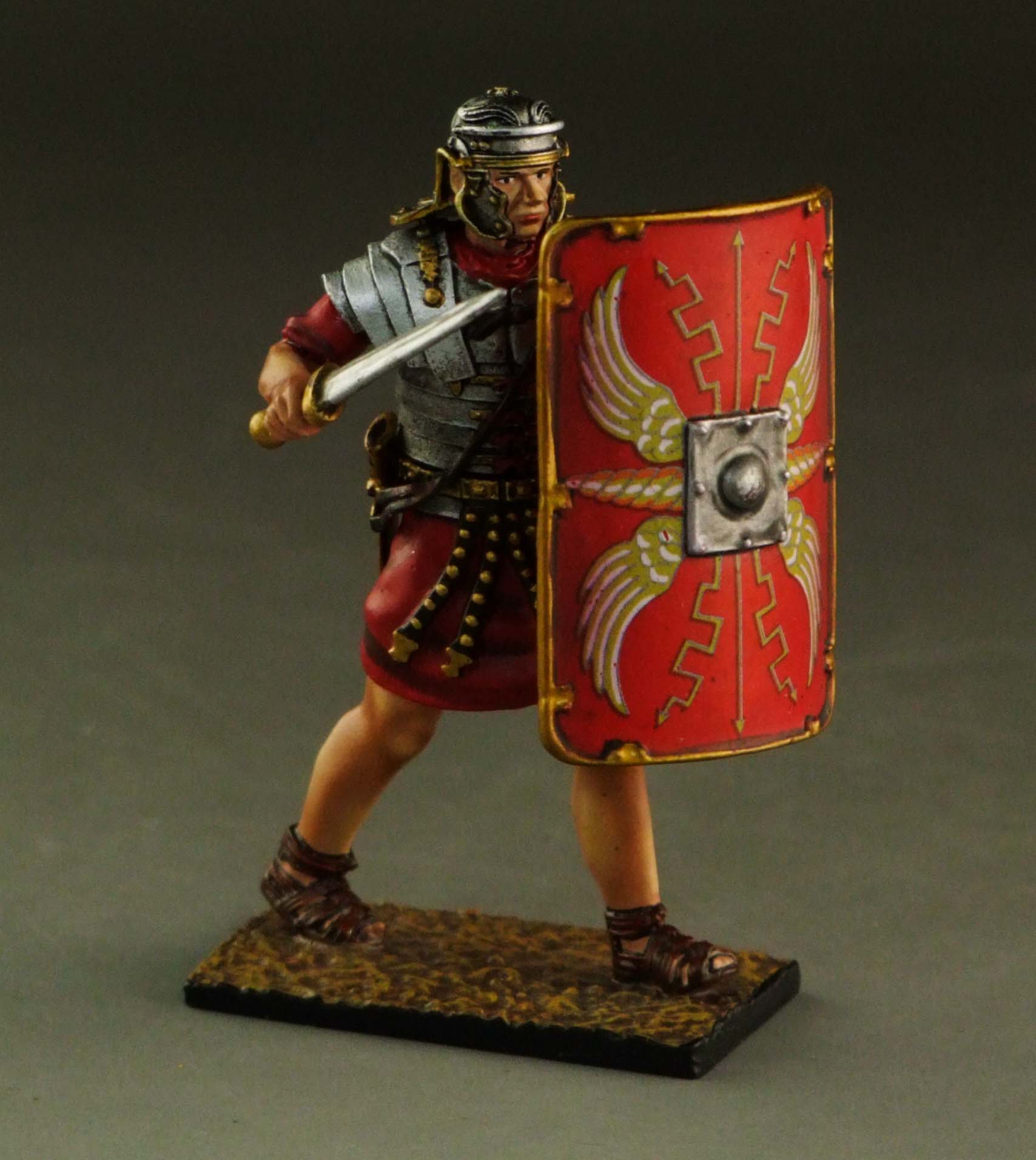 Roman soldier fighting