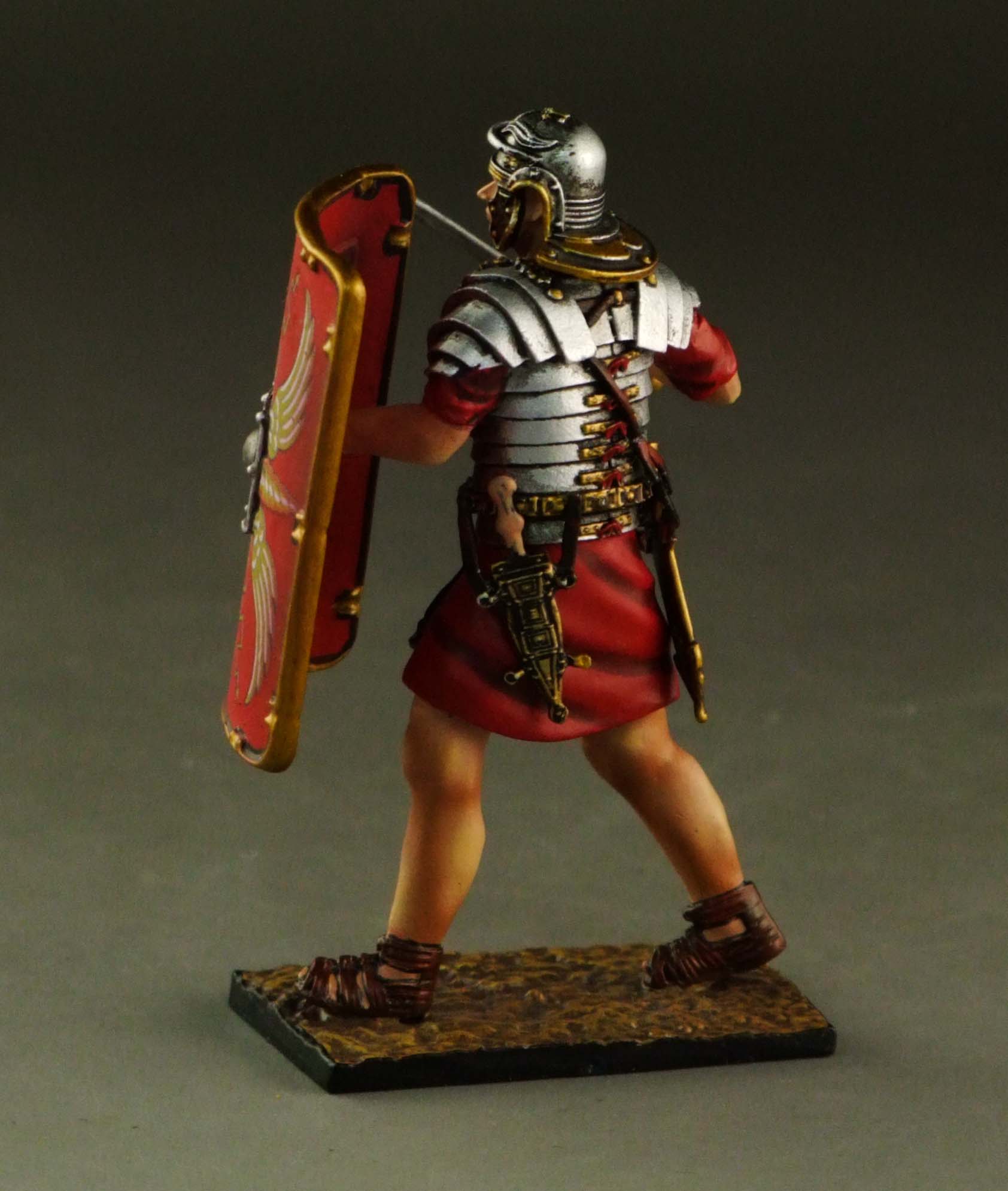 Roman soldier fighting