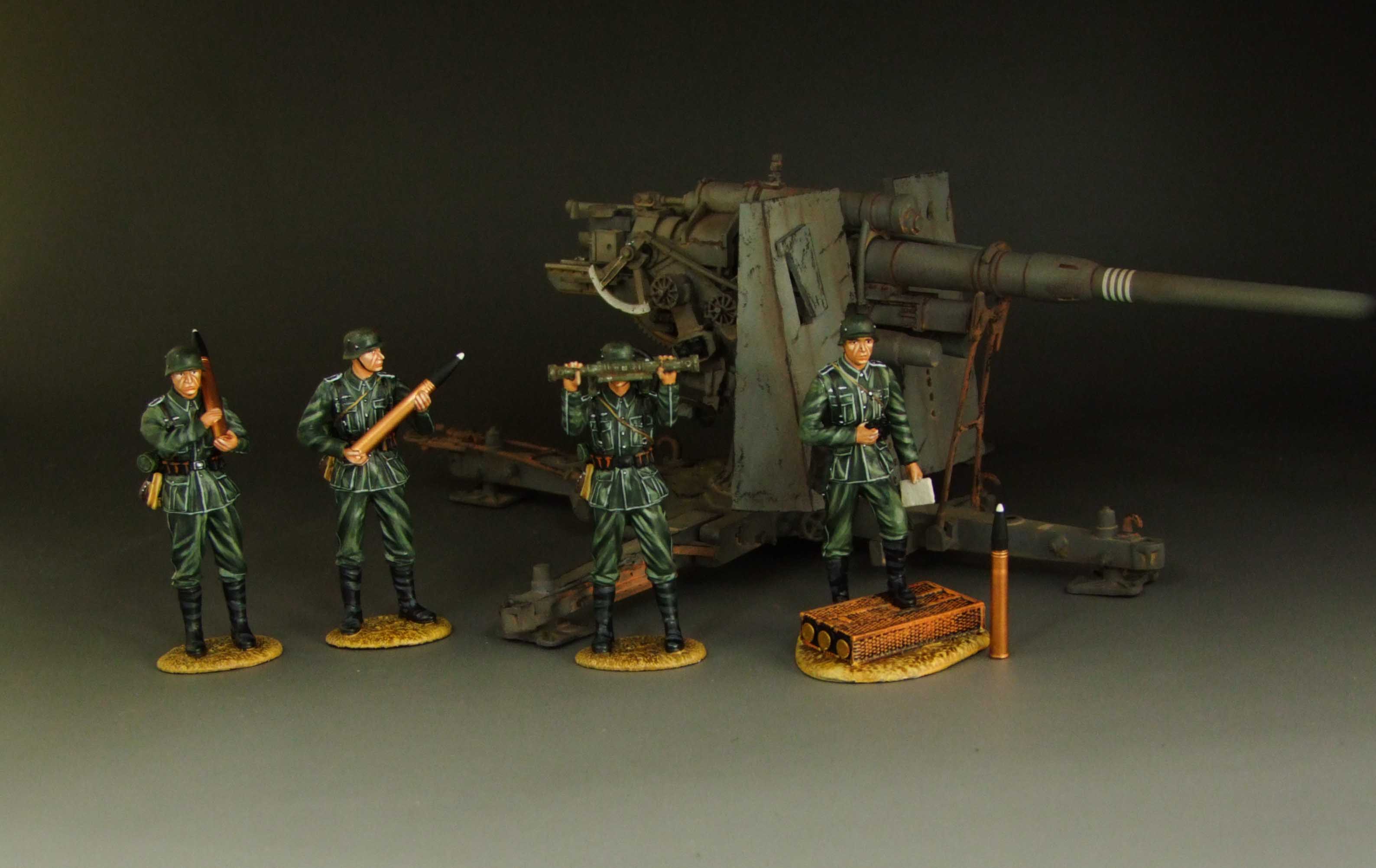 German Artillery Crew Figure