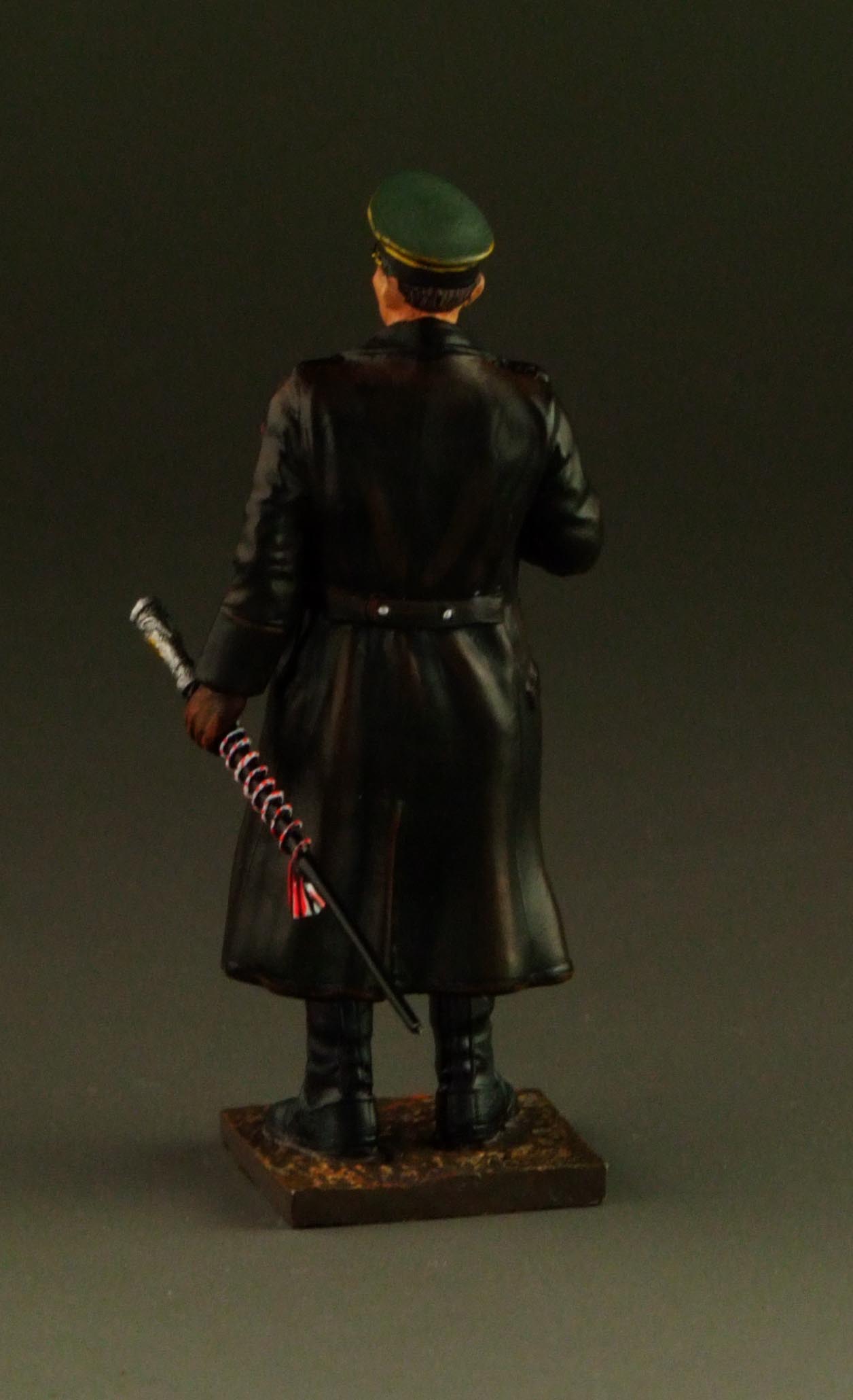 Erwin Rommdel in Leather coat