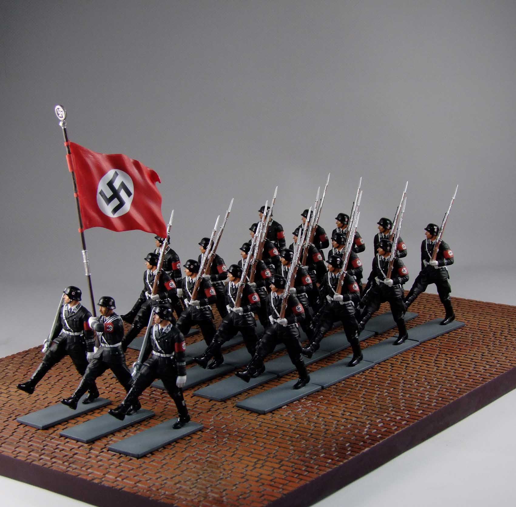 German Allgemeine SS in parade