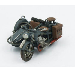 G059 WW2 German Zundapp K800 motorcycle with steib sidecar