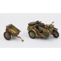 G046 WW2 German R75 motorcycle Camouflage version