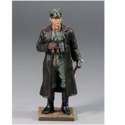 German General Erwin Rommel in Leather Coat Ger024