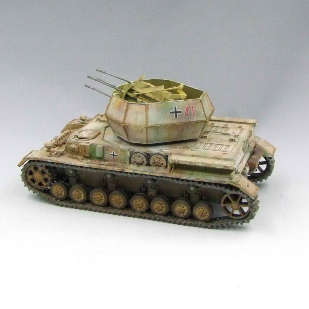G078 WW2 German Panzer IV wirbelwind winter version - Image 5