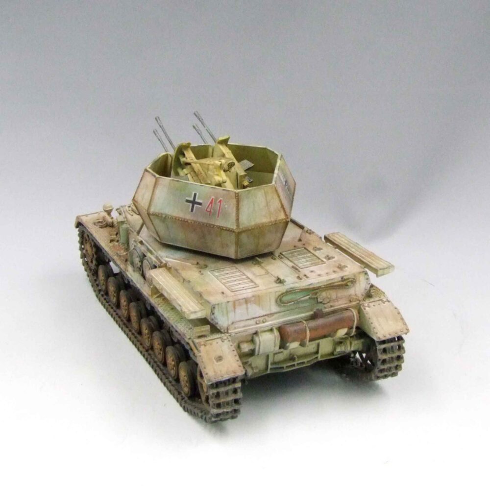 G078 WW2 German Panzer IV wirbelwind winter version - Image 4