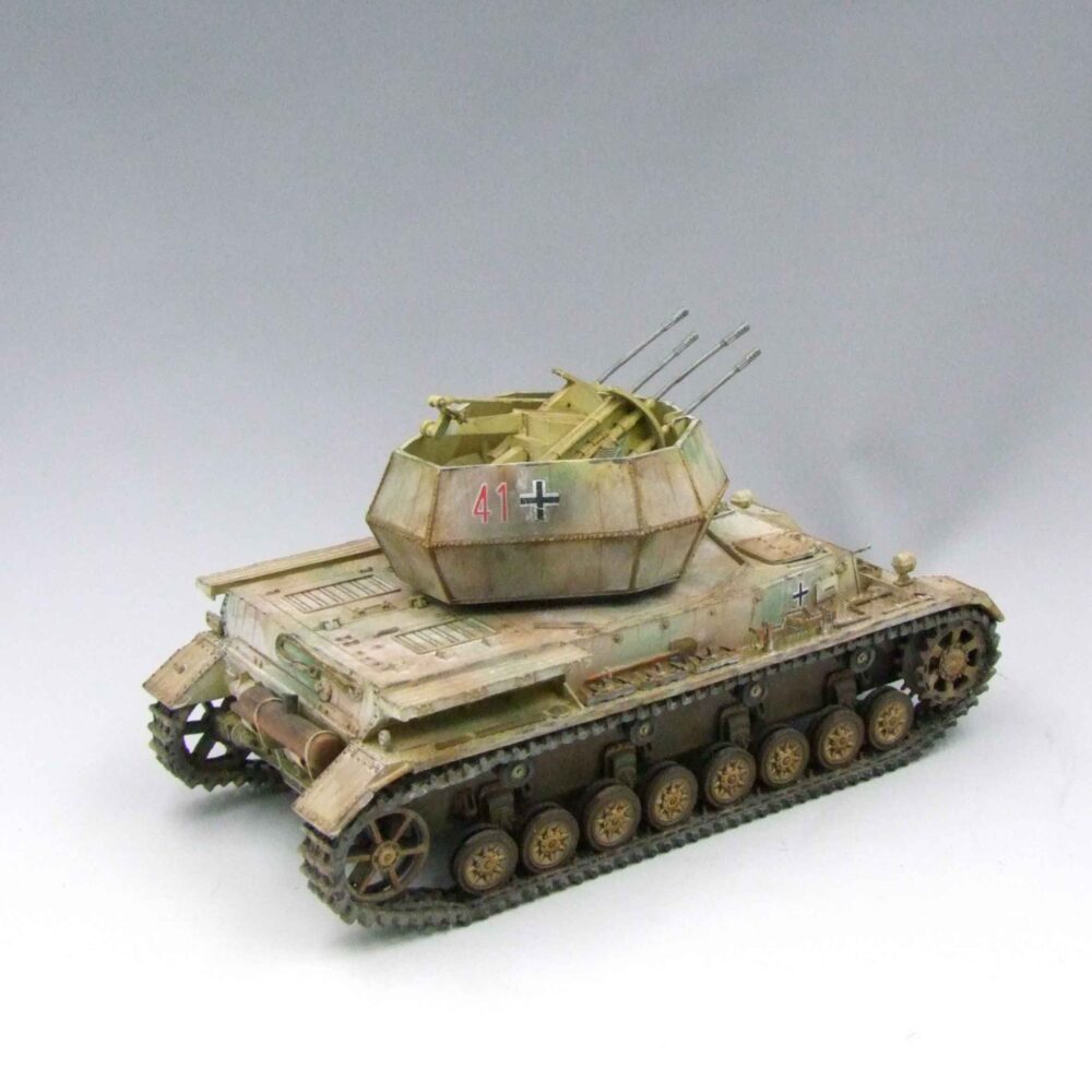 G078 WW2 German Panzer IV wirbelwind winter version - Image 3