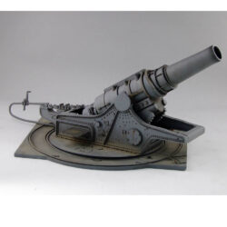 G076  WW1 and WW2 German Skoda 42cm Heavy Siege Howitzer Grey version