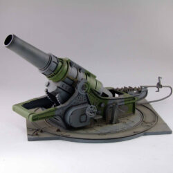 G077  WW1 and WW2 German Skoda 42cm Heavy Siege Howitzer camouflage version