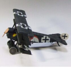 WG004 World War one German tri-plane Fokker DR I Jasta 7 (black)