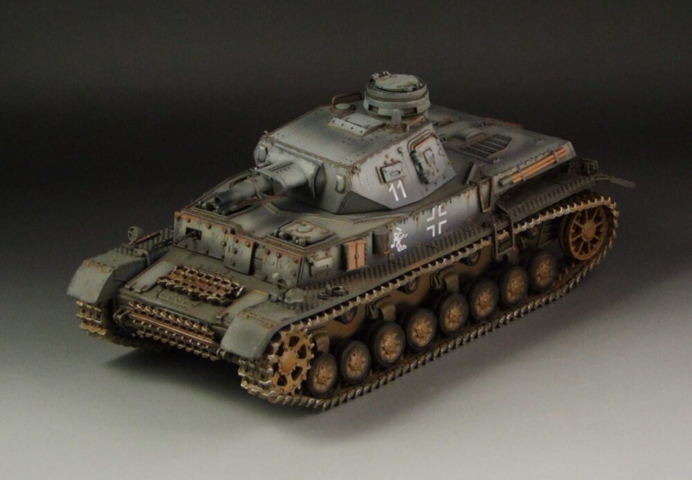 G023 1/30 scale WW2 German Panzer IV Ausf D Grey version