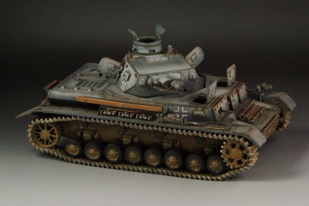 G023 1/30 scale WW2 German Panzer IV Ausf D Grey version - Image 2