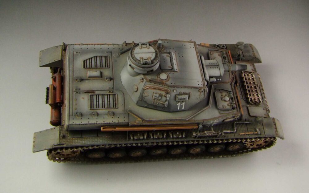 G023 1/30 scale WW2 German Panzer IV Ausf D Grey version - Image 6