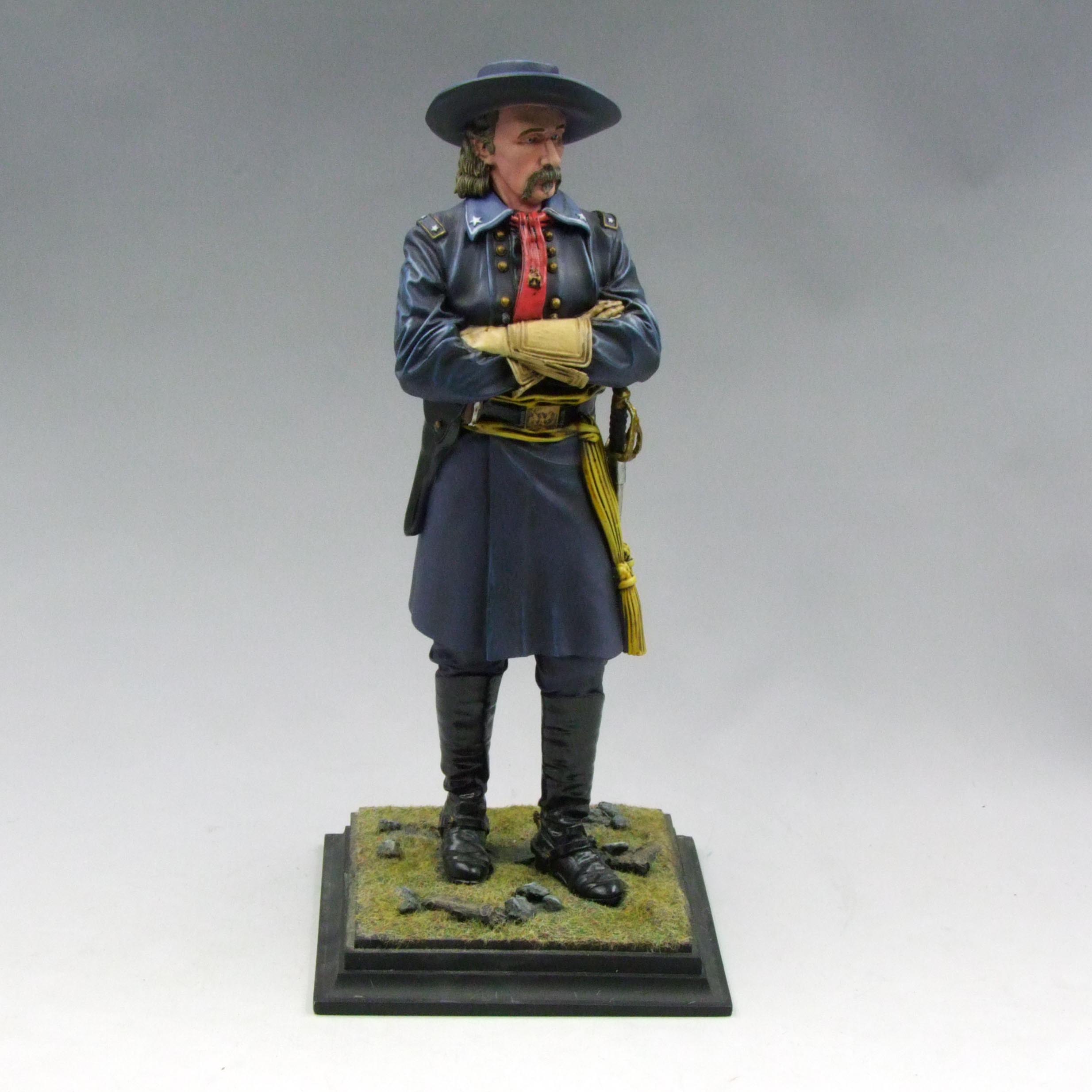1/6 Civil War General G.A. Custer statue by Collectors Showcase