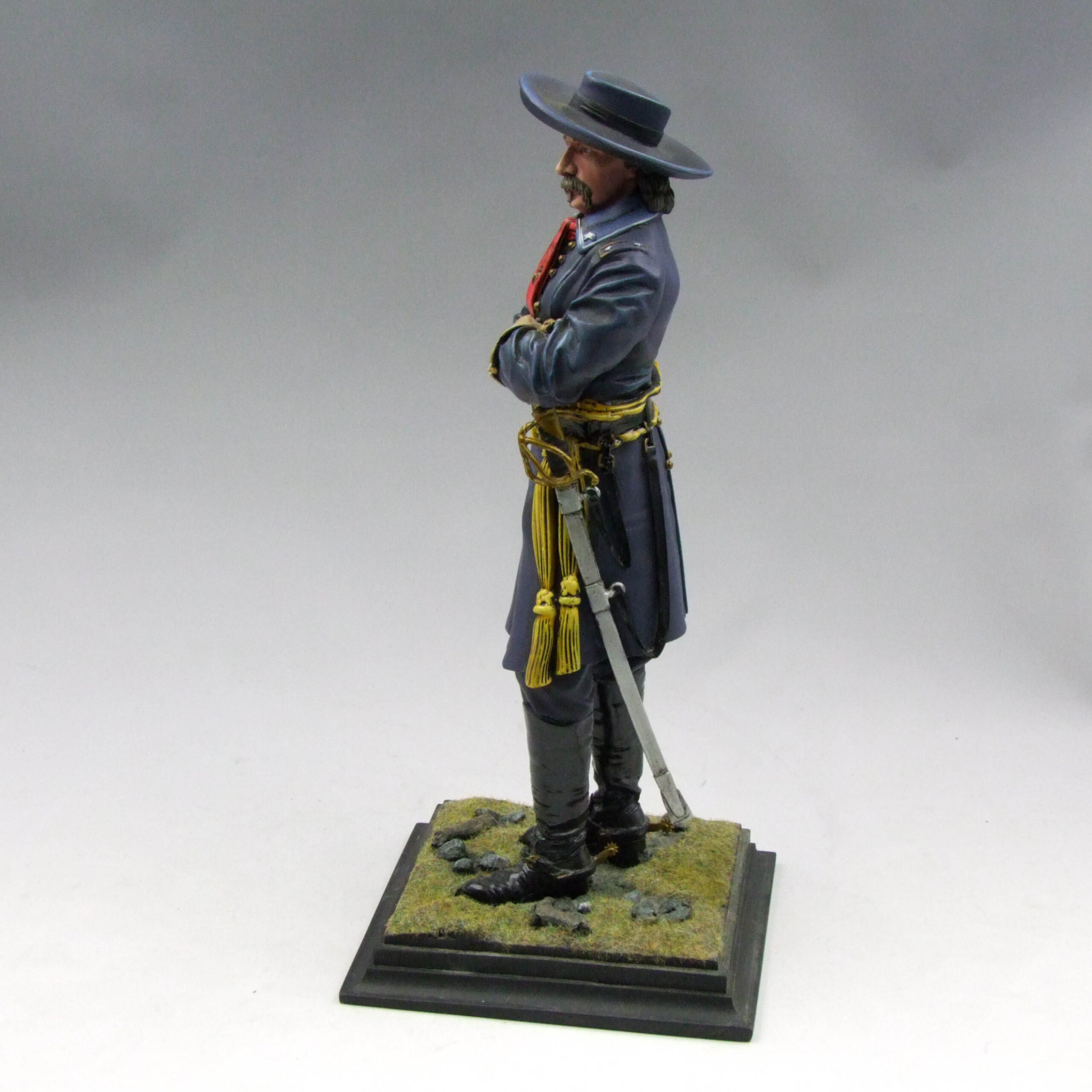 1/6 Civil War General G.A. Custer statue by Collectors Showcase - Image 3