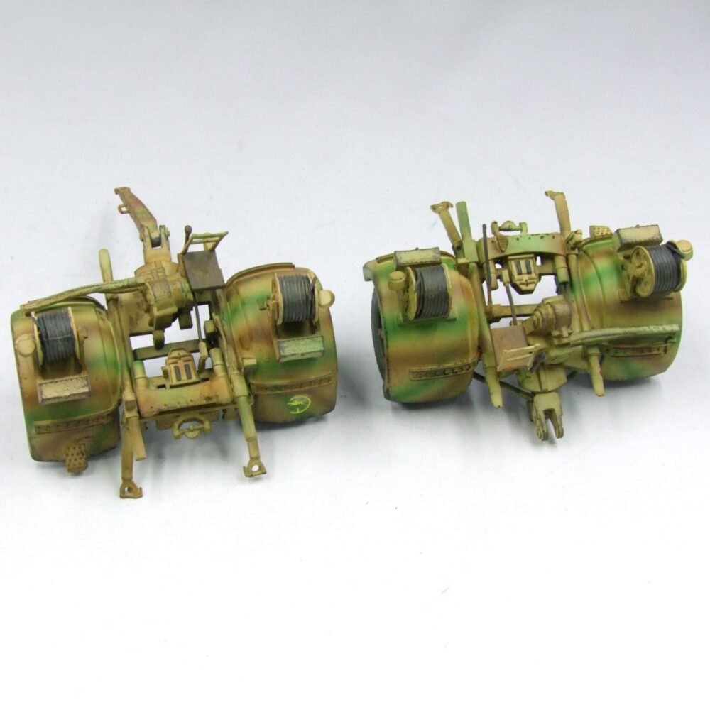 G047 World War 2 German 8.8cm Flak gun with trailers camouflage version - Image 8
